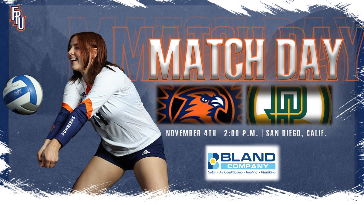 🏐 | Win Streaks Are Made to Be Broken 💪 

🆚 | Point Loma 
⌚️ | 2:00 p.m.
📍 | San Diego, Calif.
🏟️ | Golden Gymnasium
📺 | loom.ly/tu9hjd4
📊 | loom.ly/AMltZk0

#TeamFPU | #BackTheBirds