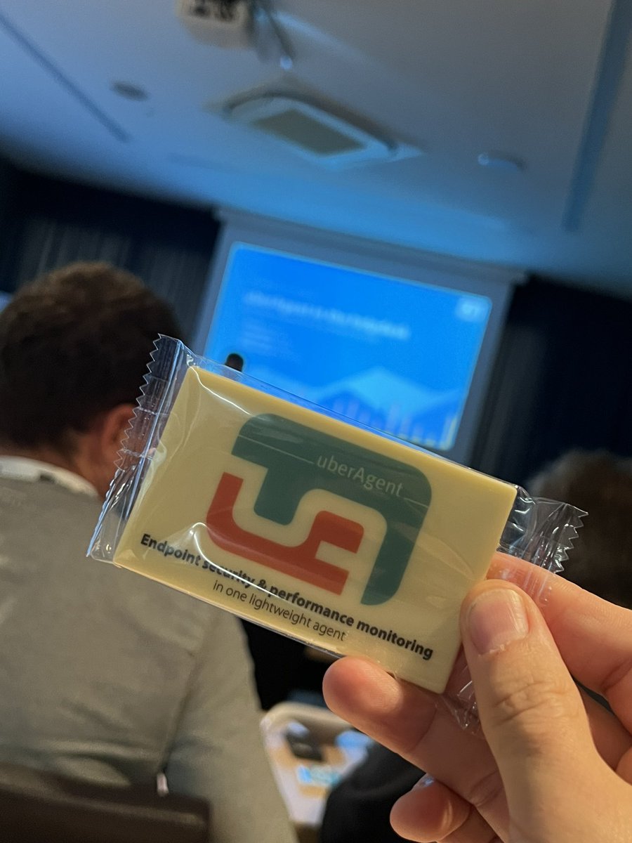 uberAgent Team is about to share their latest and greatest on #uxm and #esa.
Even got a chocolate for joining 😅 #EUCfamily 💪