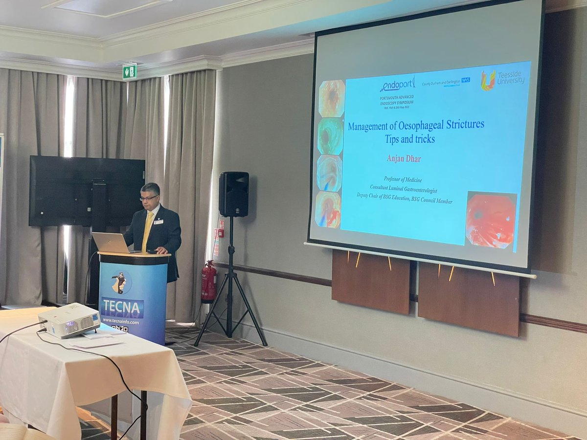 ScopeHealthUK's tweet photo. Exciting Lecture Alert! Join us for Dr. Anjan Dhar's insightful Lecture on “ENDOSCOPIC DILATATION &amp; OESOPHAGEAL STENTING)” ⚡🌡#29TECNA #Bristol #MedicalLecture #HealthcareEducation #4Nov23  #bristol #scopehealthuk #scope #endoscopynurse #2023course #exhibition #UK #aztechotel https://t.co/b4sEvdIKJh