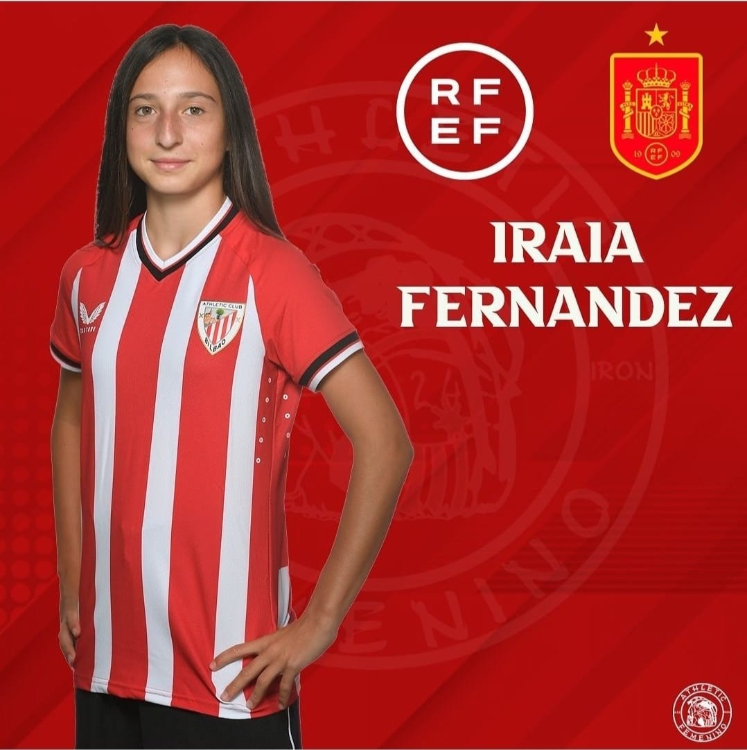 Desde PAULDARRAK FKT queremos felicitar a nuestra exjugadora Iraia Fernández por su reciente convocatoria con la selección española sub-15 para para los entrenamientos del 6 de noviembre hasta el 8 del mismo mes en L ́Alfas del Pi (Alicante)
Zorionak Iraia!! 
ADN PAULDARRAK!!
💪