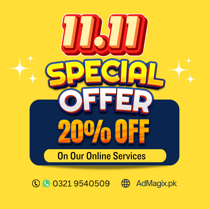 Admagix's tweet photo. 20% Off Sale Starting From November 11-11-2023 on All Online Services.

https://t.co/hyF3KX72i2

#SocialMediaMarketing,#SocialMediaManagement, #WebDesignServices, #SEO, #SearchEngineOptimization,#GoogleRanking #GoogleAds, #PPCAdvertising,   #ContentMarketing, #ContentCreation, https://t.co/NSOXsRL2Sg