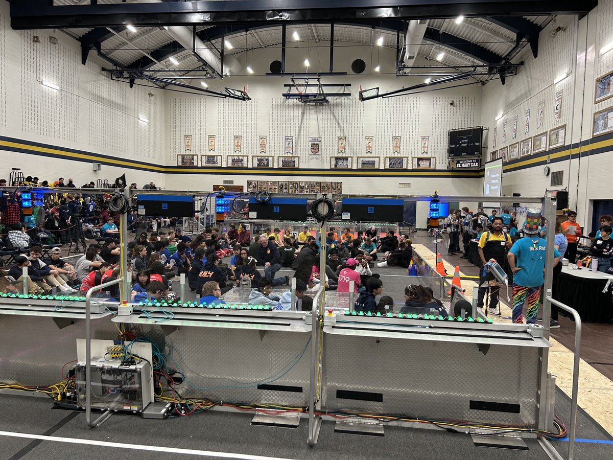 2023 STEMLey Cup ⁦@FRCTeams⁩ ⁦@CANFIRST⁩ being held at St. Mary CSS! Thank you to ⁦@FRC4039⁩ & ⁦@celtxrobotics⁩ for hosting the next 2 days! STEM alive and well in ⁦@HWCDSB⁩ ⁦@CatholicEdu⁩ - thank you to Chair Pat Daly for attending!