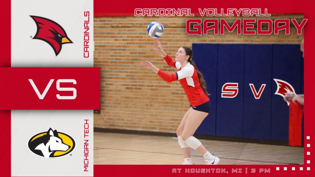 🚨GAMEDAY🚨
🏈: @SVSU_Volleyball 
🆚: @mtuwvb 
📅: Nov. 4, 2023
🕒: 3:00 PM EDT
📍: Houghton, Mich.
📺: bit.ly/3wzQWru
🐦 #BeaksUp #SVSUFB #WhereChampionsCompete #MakeItYours 🐦