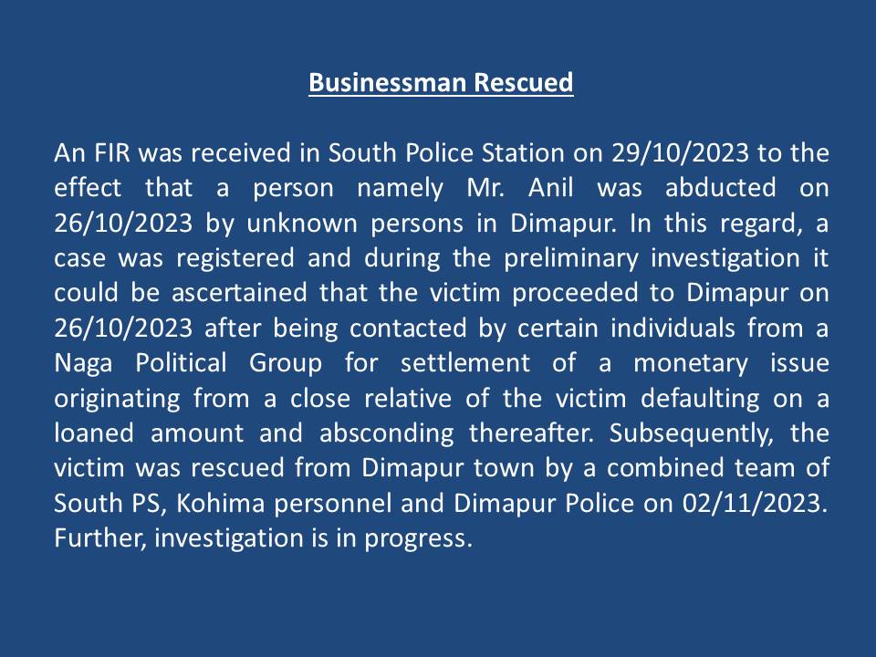 Kohima Police (@KohimaPolice) on Twitter photo 2023-11-04 13:28:15