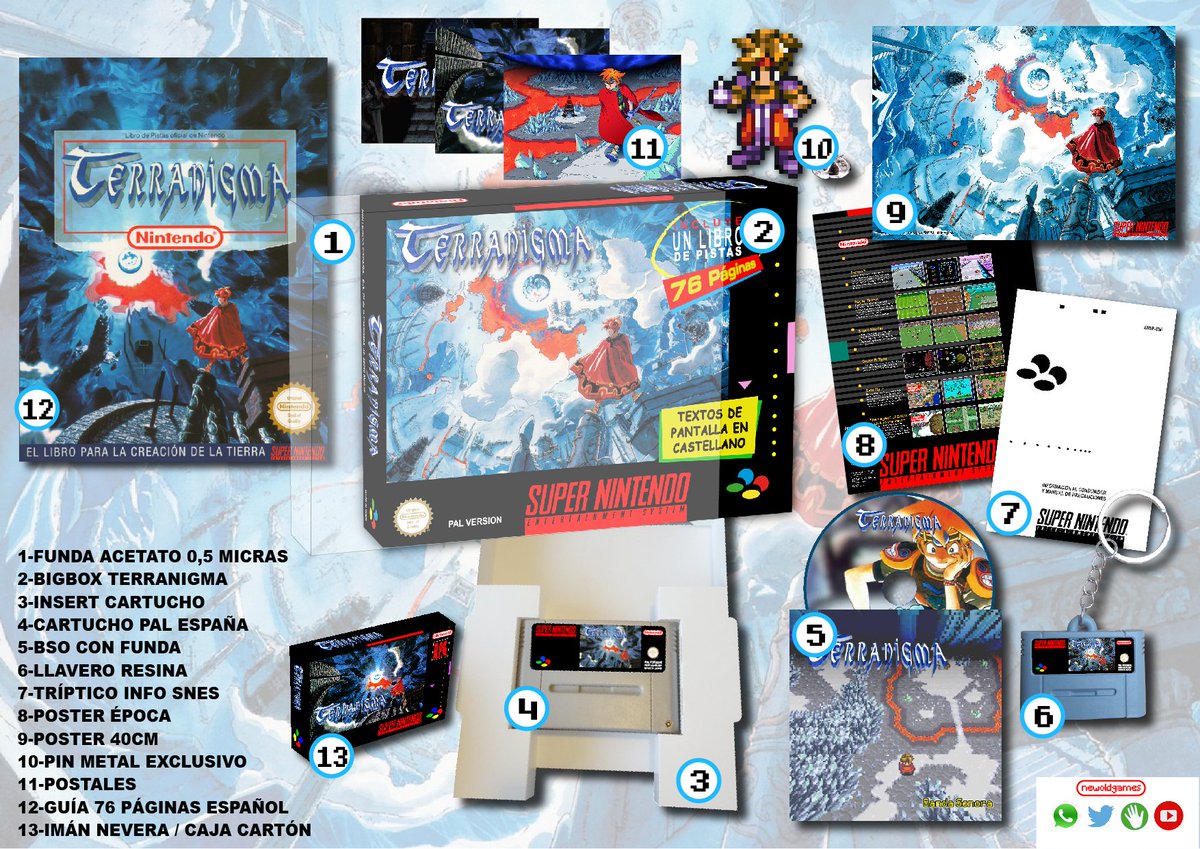 Newoldgames's tweet photo. Editando desde las 7:30 de un sábado ;)
UN SECRETO . Las "repros" son imprimir y ya. Se hacen solas y son una fokin shit ❤️
Terranigma CAJA GRANDE nº3 https://t.co/nQsDuUVe9U