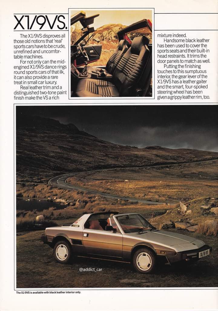 More than a decade after its launch, Fiat's X1/9 was still going
