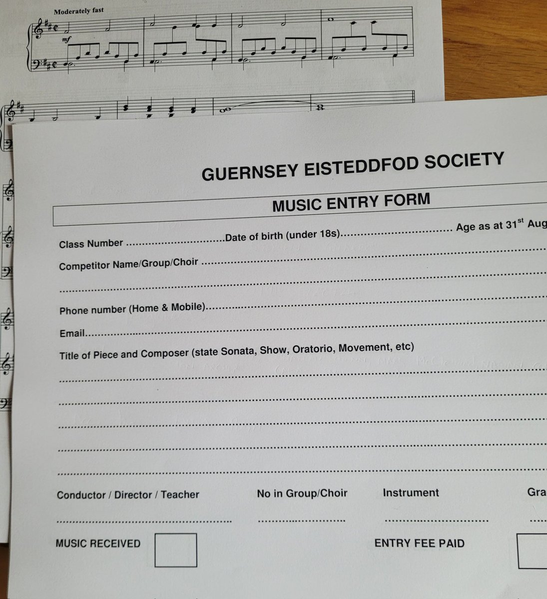 That time of year again!  

Excited for 2024 Eisteddfod....taking part in 6 classes this year across solo, choir and ensemble pieces....most I've ever done!

#EisteddfodGuernsey