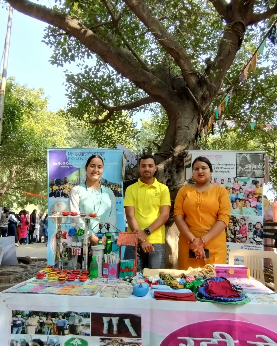 prasanchetas's tweet photo. Double the Joy, Double the Impact! 🪔 

Our Eco-Friendly Fundraising Projects featuring Handmade Jewelry, Keyrings, Cloth Bags, and Pouches were showcased at two special places during Diwali. Join us in spreading the light of sustainability! ♻️🌟

 #DiwaliEcoDelights https://t.co/caBV4aQVDt
