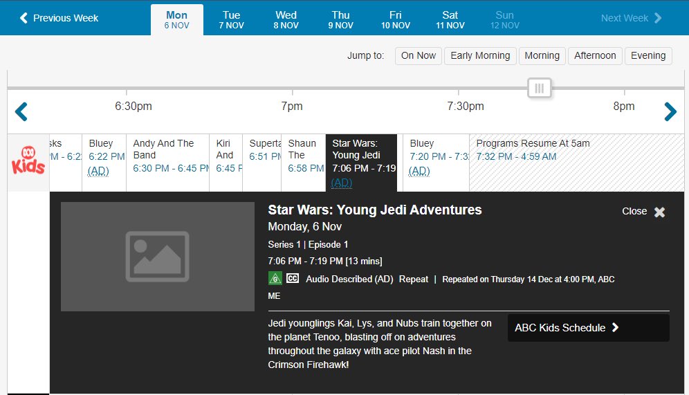 If you are stuck in the perpetual horror of paw patrol 🐾 Star Wars Young Jedis is arriving on ABC iview on Nov 6th 🌌🚀 If you haven't seen it yet, I can confirm it's a suitable replacement and won’t drive you up the wall as a parent. #StarWars #ParentingRelief #ABCiview