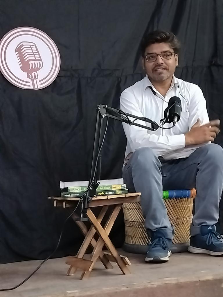 Dr Vijay Sharma speaking at #FreeSpeechTalk (Mathura)