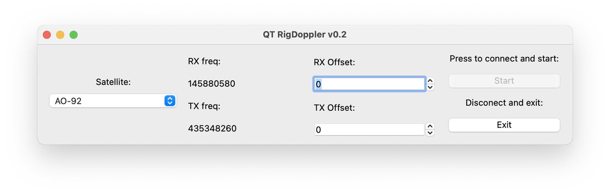 PCabreraCamara's tweet image. I just published the new #QTRigDoppler version, using #PyQt5 to add a simple GUI. Currently only tested on Icom 7900, but working to support Icom 705 soon. Feedback on usage is welcome #satellites #Icom #hamlib
github.com/pcabreracamara…