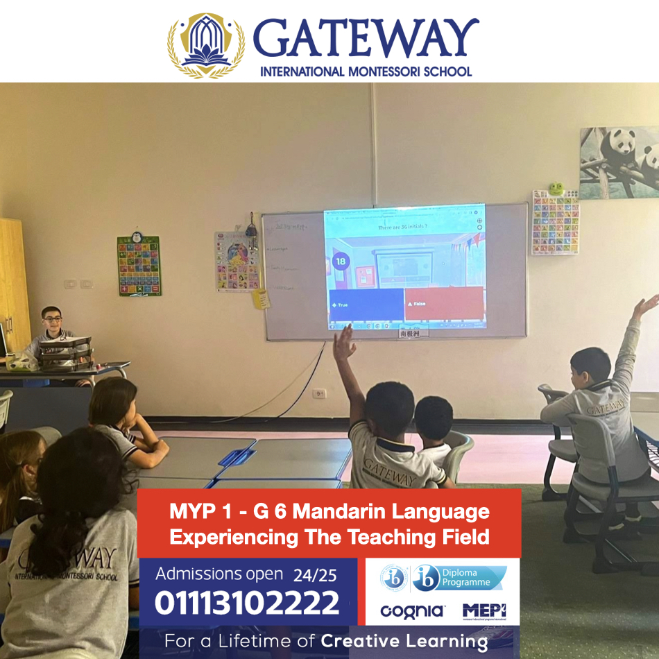 gatewayschooleg's tweet image. MYP 1 - G 6 Mandarin Language
Experiencing The Teaching Field

#mandarinlanguage #chineselanguage #MYP #AmericanEducation #ibworldschool #AdmissionsOpen #roleplay