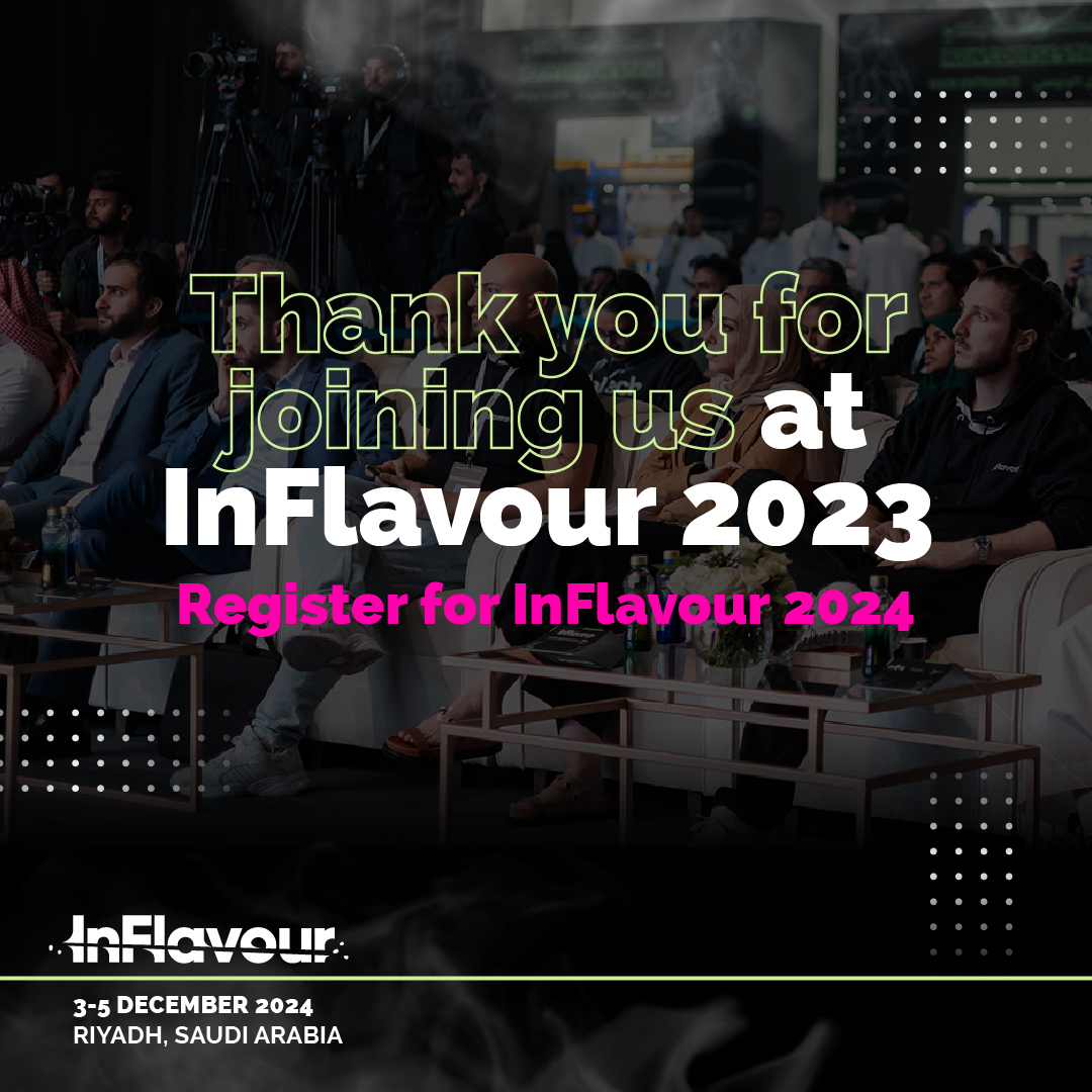 InFlavourExpo's tweet photo. Thank you to everyone who attended InFlavour 2023. We hope you enjoyed the event days as much as we did and we're excited to announce InFlavour 2024 registration is now open! Check out this link to secure your place - https://t.co/rR9JRgWFjd
#inflavour #inflavour24 #saudiarabia https://t.co/iG0YAr68IT