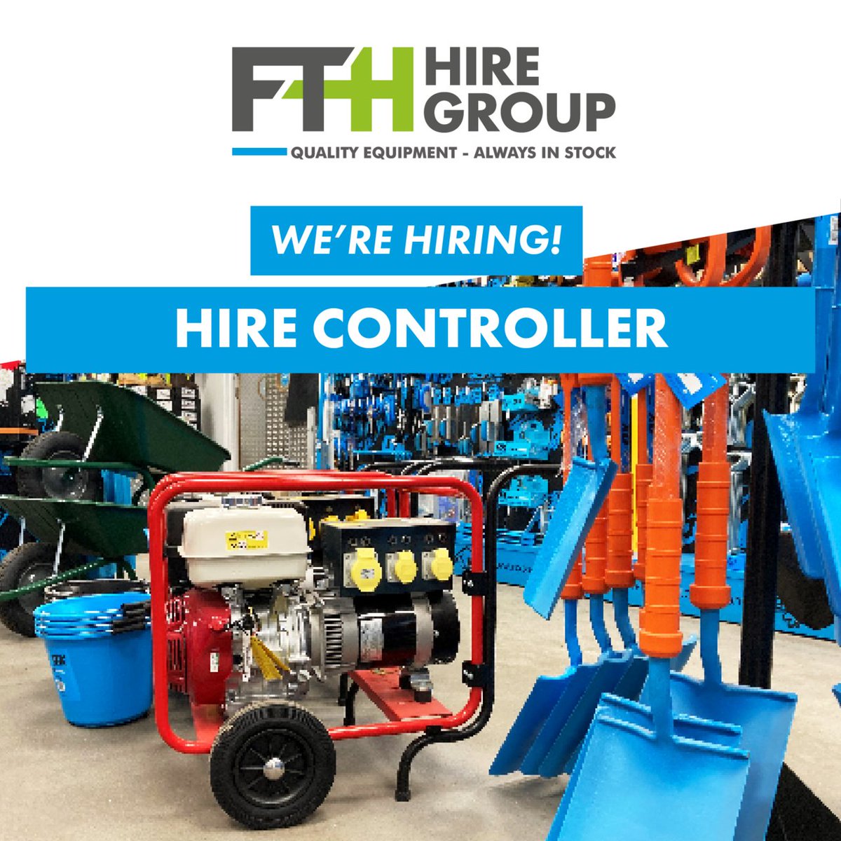 FTHHireGroup's tweet image. We are recruiting for a Hire Controller for our Reading Hire Hub, to join our growing business. 

If you&apos;re interested in this role and would like to apply, please send your CV to;

✉️ hr@fthhiregroup.co.uk
📞 01252 916273

#recruitment #hirecontroller #readingrecruitment