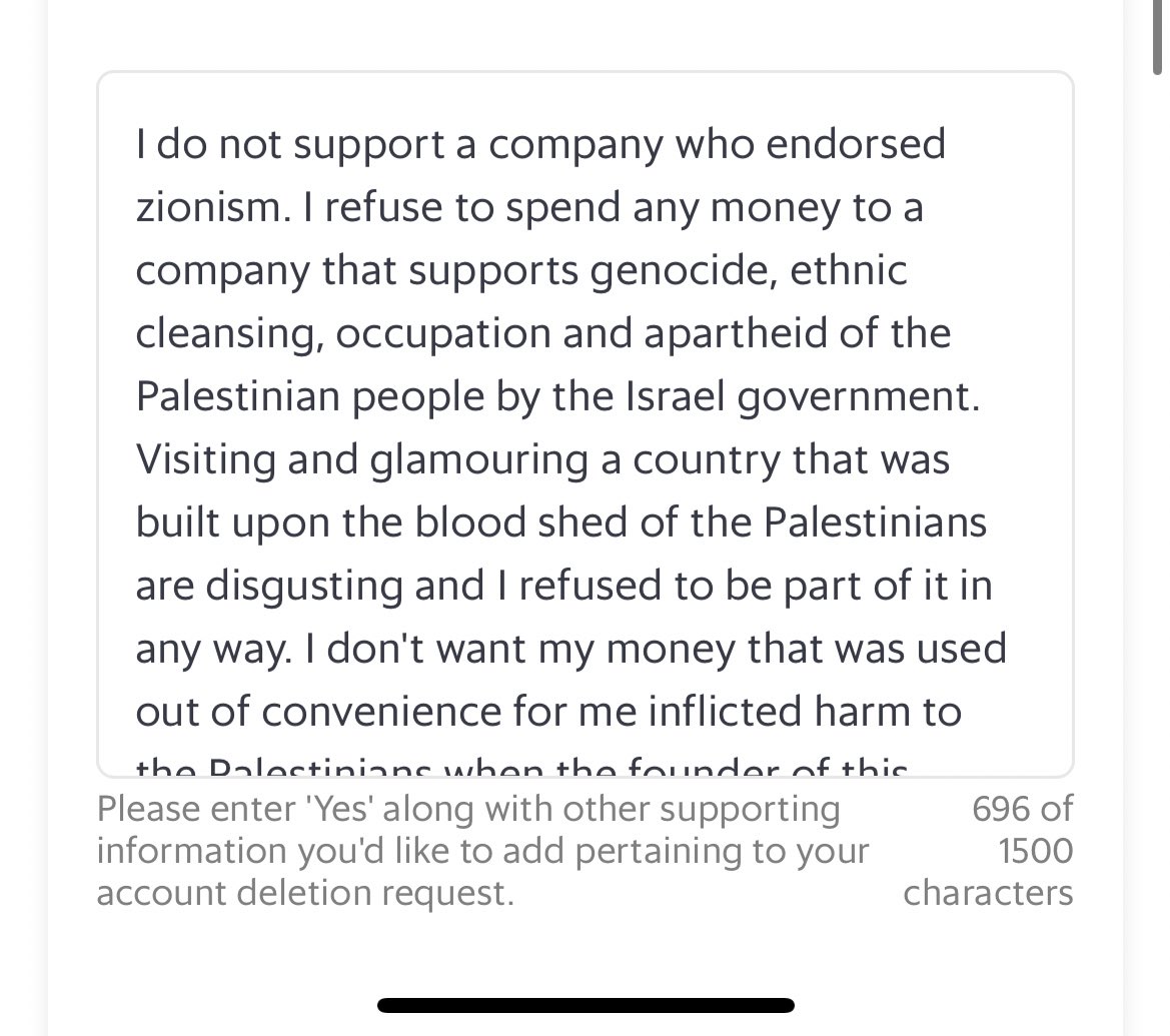 loeyftw's tweet image. Thank you for your post, Chloe Tong, wife of Anthony Tan, founder of Grab. Now i know that if i spend money here, the profit this family gain will be spent on holiday to the Terrorist country that will eventually used for military purposes against the Palestinians. Thank you!🇵🇸