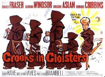 daveainsworth63's tweet photo. Classic comedy film poster - Crooks in Cloisters (1964) #BarbaraWindsor #BernardCribbins #RonaldFraser #DavyKaye https://t.co/oAFuCr0kQc