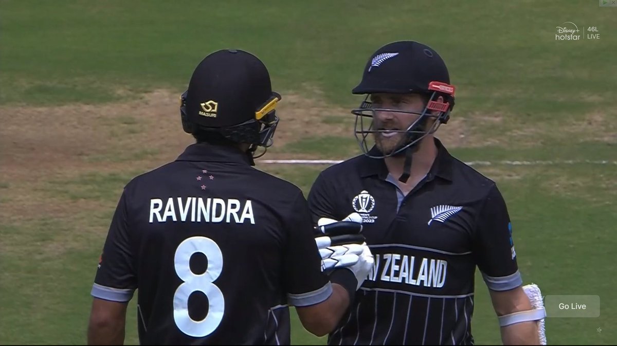 Team4Bharat's tweet photo. New Zealand 401/6 - their highest ever World Cup total in history.

** Rachin - 108 (94).
** Williamson - 95 (79).
** Phillips - 41 (25).

** Shaheen: 10-0-90-0
** Rauf: 10-0-85-1
** Hasan: 10-0-82-1

#PAKvNZ | #NZvsPAK | #PakistanBowling | #CWC23 https://t.co/jWhSmTu65g