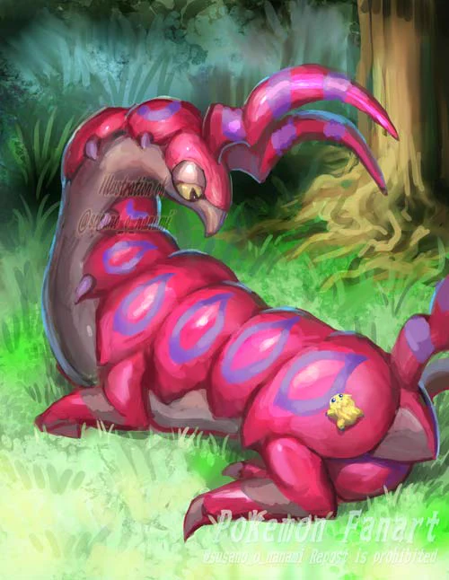 #いいおしりの日 #Scolipede #Joltik 
