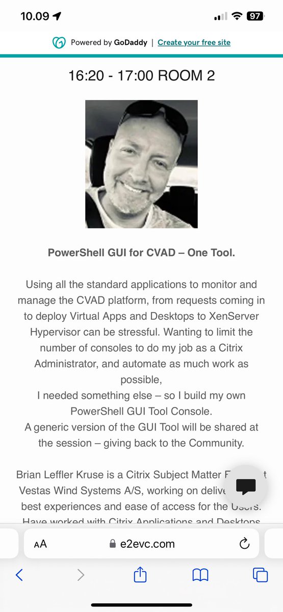 Brian_Leffler's tweet image. So today in a few hours I will be having my second public speak about my use of #PowerShell and #Citrix - and in english at the #E2EVC conference in Rome - nervous and super excited on how it will be received