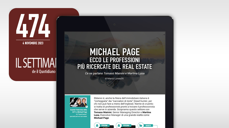 Leggi su #settimanaleQI 
Michael Page: ecco le professioni più ricercate del real estate
L'intervista a Martina Luca e Tommaso Mainini di Page Group

CLICCA QUI ilqi.it/post/quotidian…