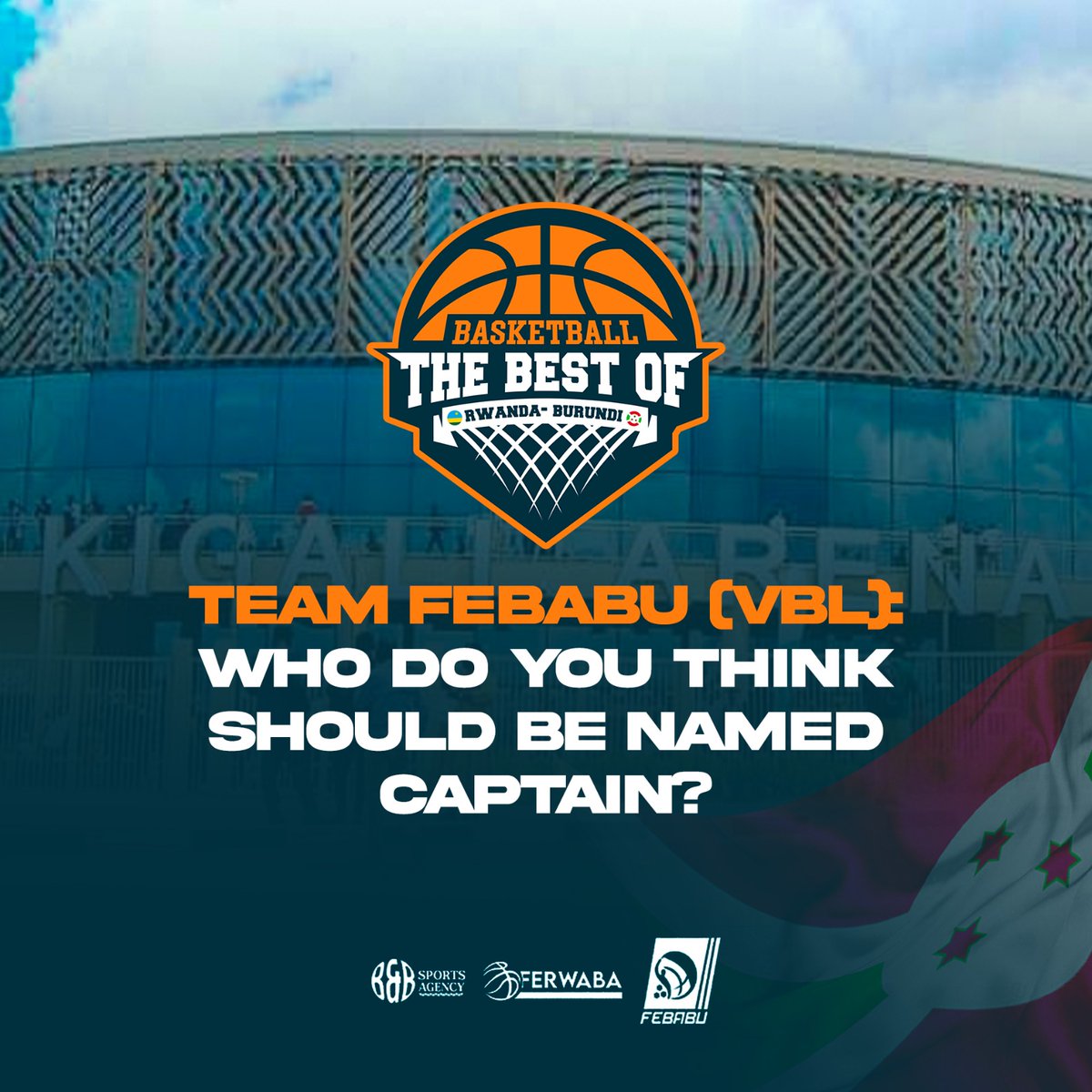 🔥The Best of Burundi vs The Best of Rwanda.

Ubona arinde akwiriye kuba Capitaine muri Team FEBABU ? Tubwire !
#thebestofthebest 
#thebestofBurundi
#thebestofRwanda
#BurundiBasketball