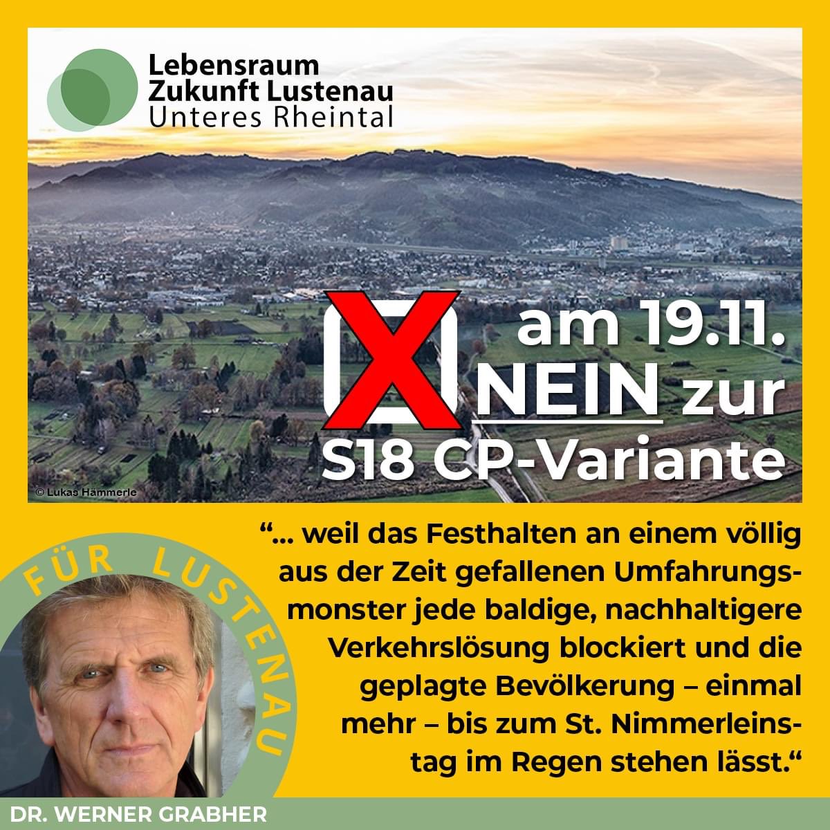 Am 19.11. bei der Volksbefragung NEIN zur #S18CP! 🗳️❌
