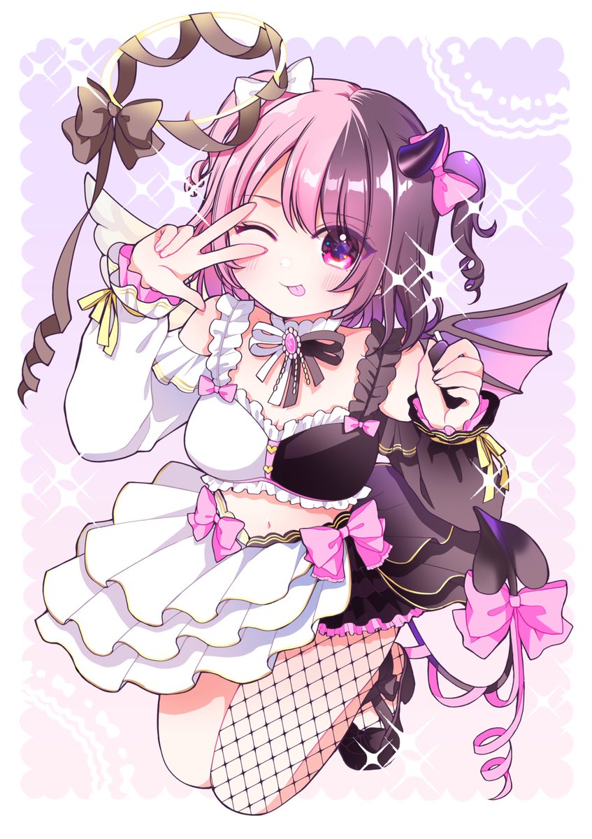 「唯一ハマったVtuber 天使と悪魔のぷるぷるえんじぇるでびる  #天鬼ぷるる 」|もこやま仁😈ネムちゃんのせいで眠れないっ！のイラスト