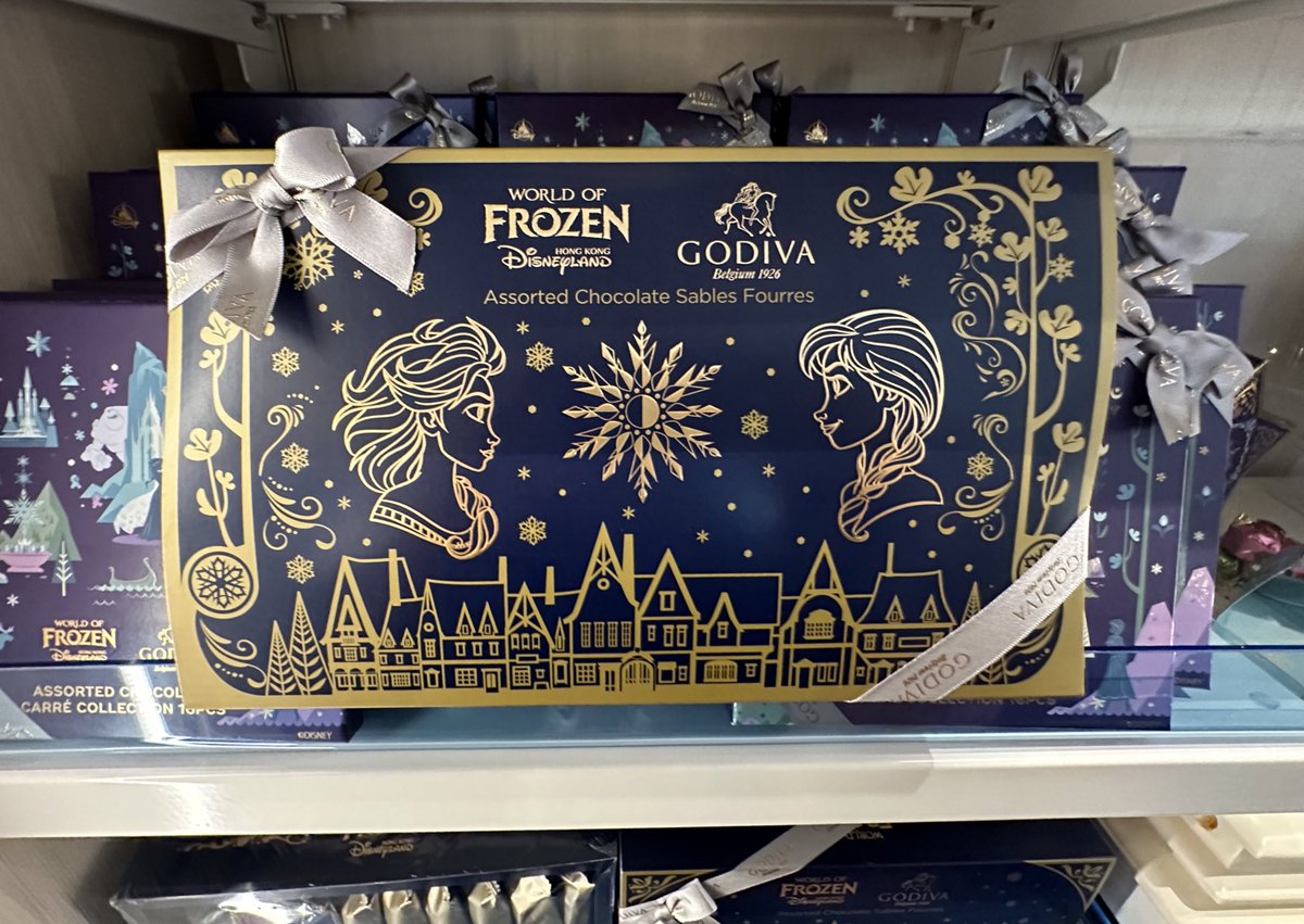 これが、香港ディズニーランド World of Frozen 限定のGODIVAだ！！