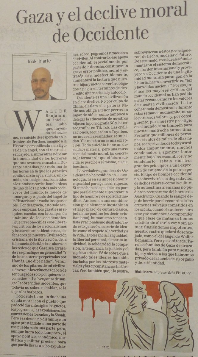 Fantástico el político de UPN @inaki_riarte. Merece la pena leerlo.
