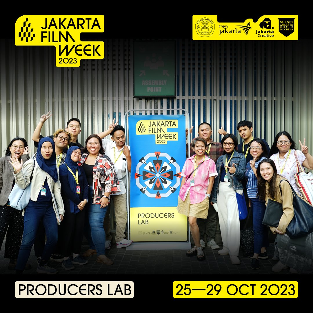 jakartafilmweek's tweet photo. A GLIMPSE OF PRODUCERS LAB ✨

Producers Lab Jakarta Film Week 2023 telah berlangsung dari 25–29 Oktober 2023 di Hotel Ashley Wahid Hasyim. Program ini dibuka oleh Pandu Pradana (Direktorat Perfilman, Musik, dan Media Kemendikbudristek). 

#ProducersLab #JakartaFilmWeek https://t.co/DJzZWEASgv
