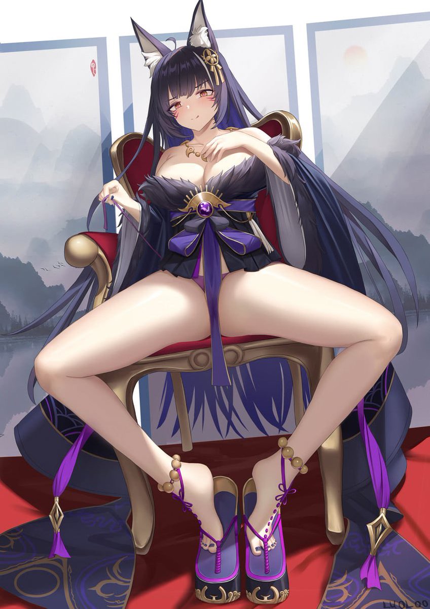 Perhaps you guys need something more tasteful to start worshiping this goddess~