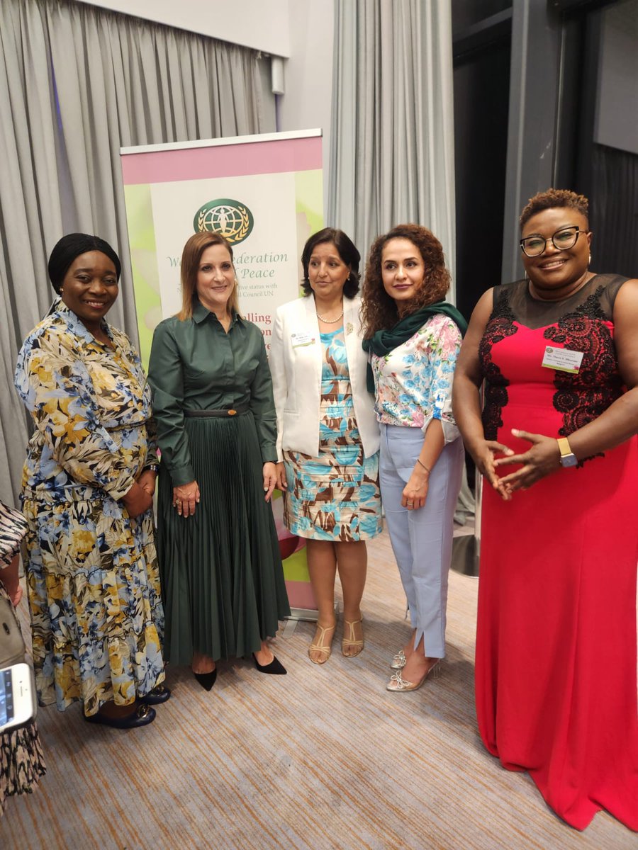 ScewTaks's tweet photo. The Women’s Federation for World Peace ( WFWP) 2023 conference kicked off yesterday in Larnaca Cyprus &amp; runs from November 3rd through 5th .
SCEW is duly represented by the able chairlady of SCEW, Ms Thecla Mbunwe and @MengnjoPaulette https://t.co/tiUwaJigCG