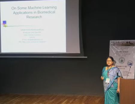 Sanghamitra Bandyopadhyay, ISI, Kolkata On some machine learning applications in biomedical research Watch: youtube.com/watch?v=s66y9B… #IAScAM2023 #science #research @BITSPilaniGoa @ncaor_goa