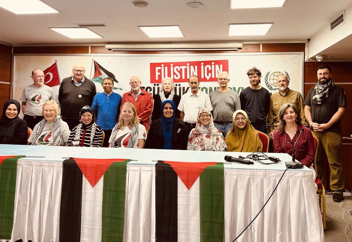 GFFAusGroup's tweet photo. .@GazaFFlotilla partner organisations meet in Istanbul to plan next #FreedomFlotilla challenge of illegal inhumane Israeli blockade of Gaza 🚤🛥️⛵🚢 🇵🇸.
How to help: https://t.co/JsFP7V96U9
#ForGazaKids
#EndGazaBlockade
#GazaUnderAttack
#CeasefireNOW
#FreePalestine https://t.co/WKH8nzEOHs