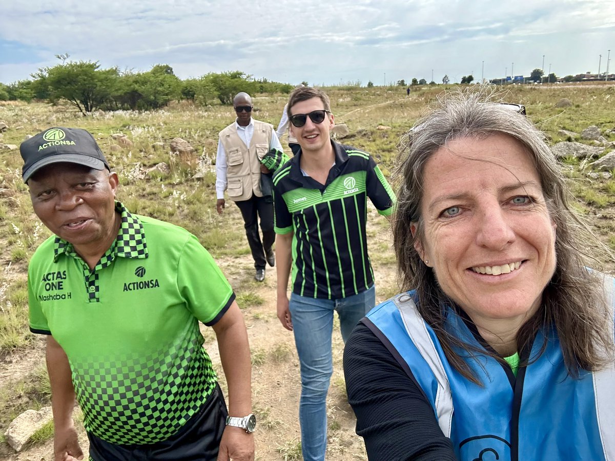 henriettefroh's tweet photo. ActionSA President Herman Mashaba joins ActionSA Ward Councillor Candidate Henriette Frohlich at The Reeds parkrun this morning. ActionSA played a pivotal role in getting this parkrun started. The rest is history. #loveparkrun #letsfixourward #ward64byelection https://t.co/NQZel9k1gu