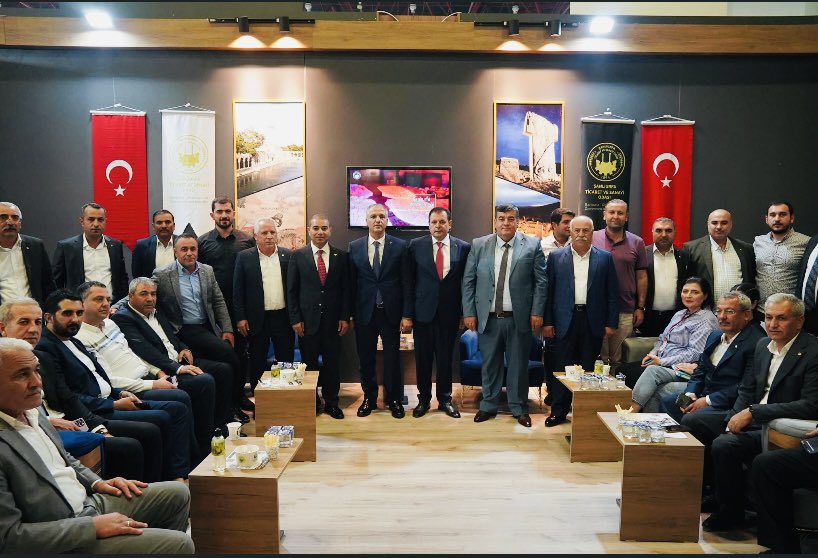 Şanlıurfa ticaret ve sanayi odası olarak Antalya YÖREX  Fuarı'na katılım sağladık
<a href="/mdoganyetim/">Mehmet Doğan Yetim</a> <a href="/serhatkrd/">Serhat KARADAĞ</a> <a href="/sanliurfatso/">ŞUTSO</a> <a href="/TOBBiletisim/">TOBB</a> <a href="/RHisarciklioglu/">Rifat Hisarcıklıoğlu</a> <a href="/ylmazguvenc/">yılmaz güvenç</a> <a href="/mtnilengiz/">METİN İLENGİZ</a>