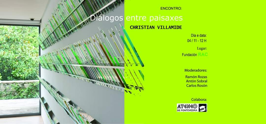 É mala a maleza? Esta é unha das moitas preguntas ás que atopar respostas na conversa que dende as doce teremos na Fundación Rac Rosón Arte Contemporaneo arredor da obra de <a href="/CVillamide/">Christian Villamide</a>

galiciae.com/opinion/ramon-…