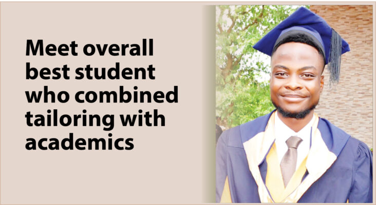 Laurestar's tweet photo. Meet Joshua Oluwakorede Adedeji, from the Faculty of Pharmaceutical Sciences, University of Ilọrin, emerged as one of the overall best students at the just concluded University of Ilorin combined convocation ceremonies held in October with a CGPA of 4.96. 

He, however, achieved the feat despite combining tailoring with academics.

 In this interview with Daily Trust Saturday, the 22-year-old indigene of Odo-Otin Local Government Area of Osun State talks about the struggles and sacrifices that led to his triumph despite the obstacles, among other issues of interest.

ME:
Many Congratulations, young man. Keep up the hardwork and you'll keep succeeding.

READ MORE HERE:
https://t.co/TAcwj8Op68