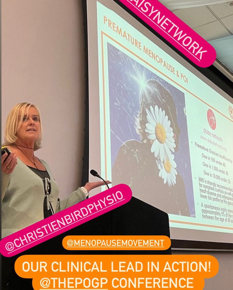 Our clinical lead, women’s health physio, ⁦<a href="/ChristienBird/">Christien Bird</a>⁩ sharing her extensive knowledge of menopause support with peers - menopause is having a moment but so much easier if support comes from a knowledge base 🫶
#POGPYork2023