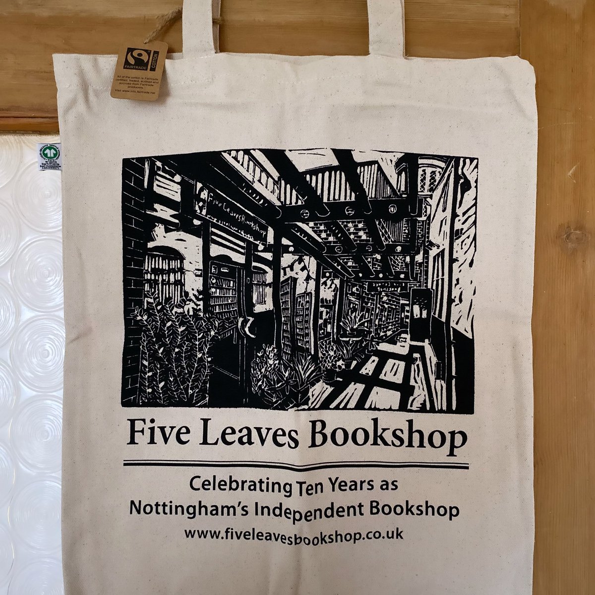 Happy 10 years <a href="/FiveLeavesBooks/">Five Leaves Bookshop</a> 🎈