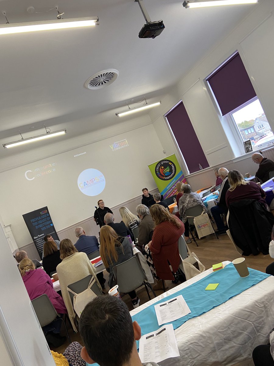 AHodgart's tweet photo. What a great start to 2023 Communities Conference with CAMPS entertainment!! ⁦@brodie_suzanne⁩ ⁦@_KevinWells⁩ ⁦@Daniell13663455⁩ ⁦@eacMargoCrolley⁩ ⁦@kieranwardrop⁩ ⁦@antisocial_mhs⁩ ⁦@VibrantEAC⁩ ⁦@EastAyrshire⁩ https://t.co/u38JFueeCe