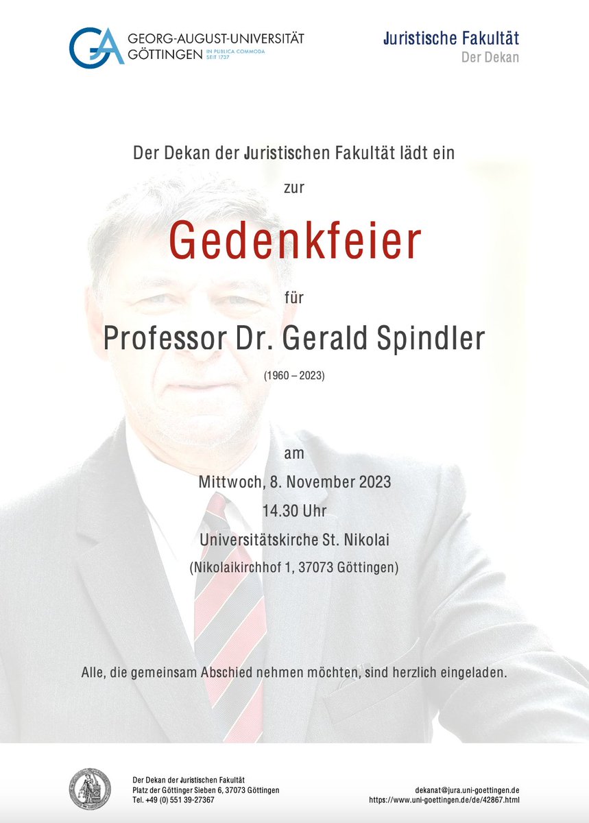 Juristische Fakultät Göttingen (@jurfakultaetgoe) on Twitter photo 
