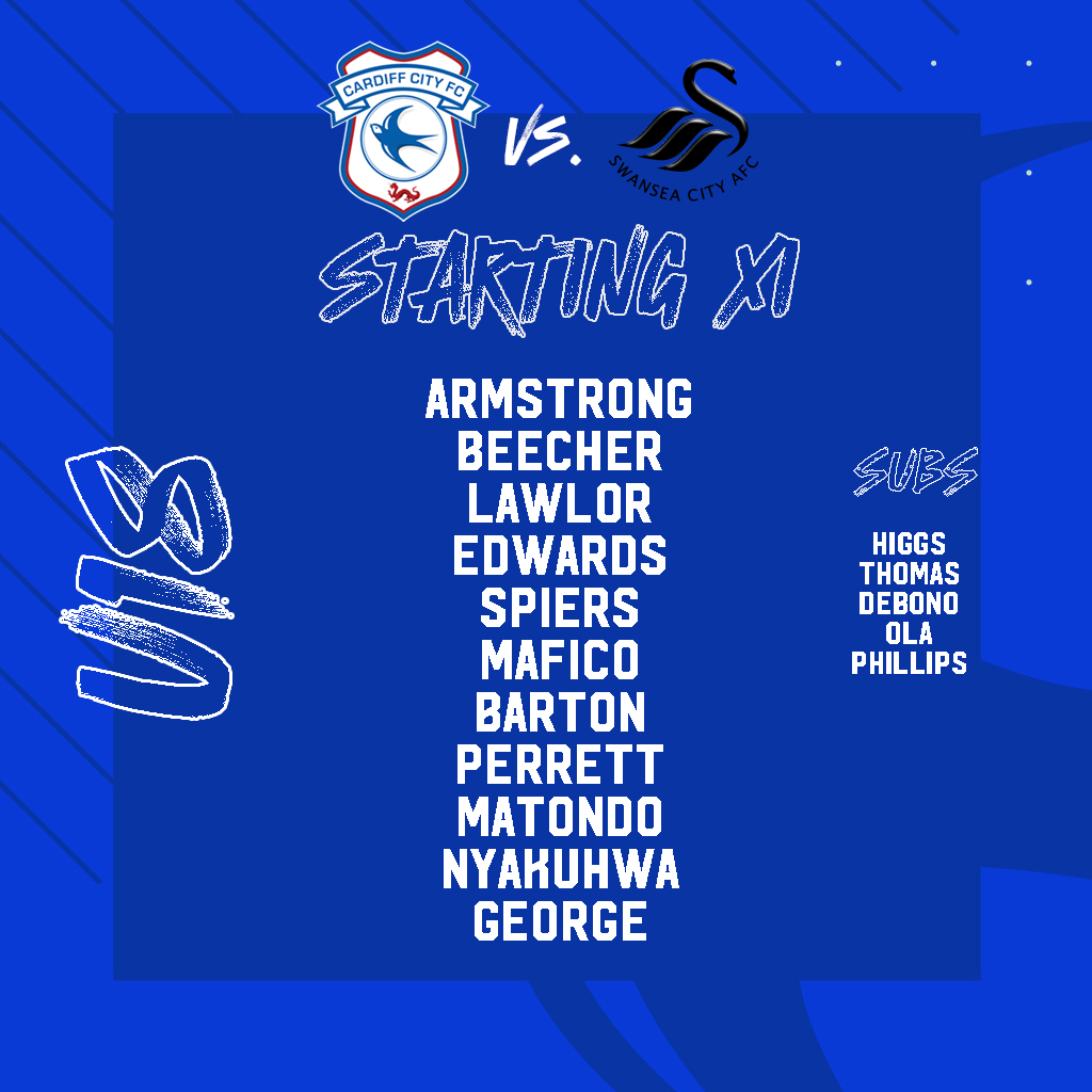 Cardiff City FC on X: 🔢 Here's how the #Bluebirds line up for