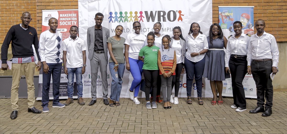 With a mission of accelerating Robotics & AI education in Uganda, the WRO launch in Uganda @Makerere was a remarkable success! Engaging panel discussions & powerful keynotes by young scientists. Next, we'll train teachers & students for the final hackathon on Nov 10. #STEM #AI