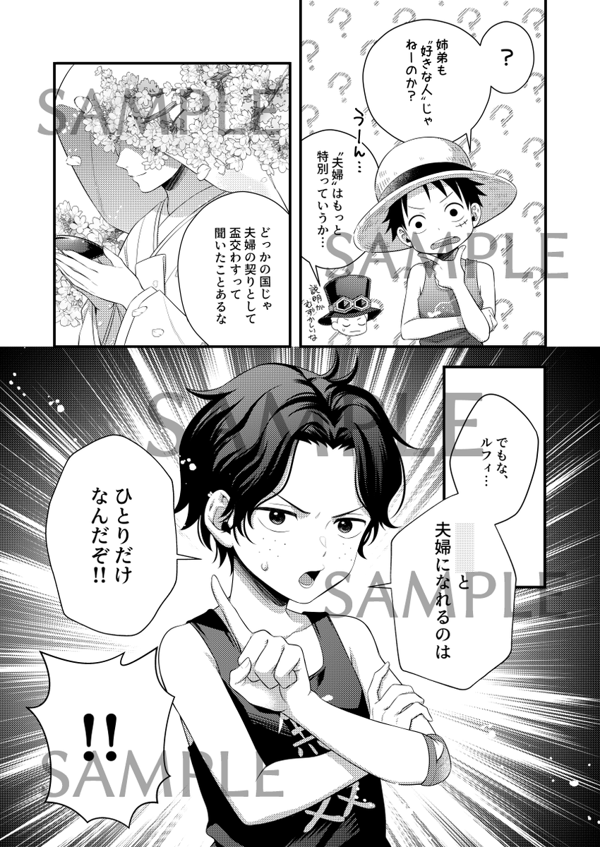 12月OP夢オンリー新刊サンプル②
アンケよろしくお願いします…!
https://t.co/fykhrRdDAL 