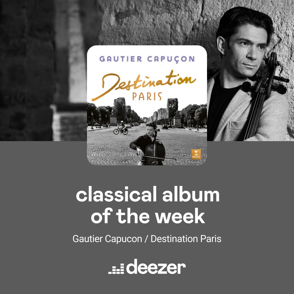🆕📀 “Destination Paris“ 
Classical album of the week
Merci @Deezer !  #DestinationParis
👉🏻 deezer.lnk.to/caotw