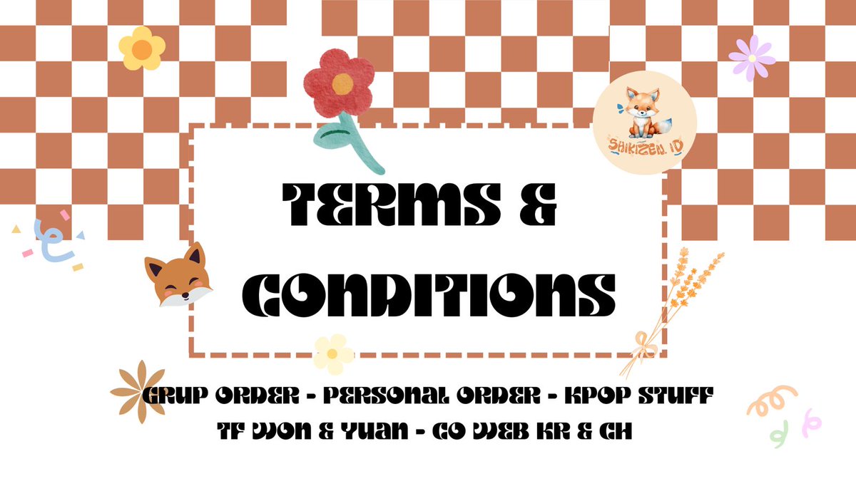 Annyeong chingu 💖 Welcome to ShikizenGO 🦊

🦊 Since 2020

💫 Personal order 🇰🇷🇯🇵🇨🇳 
💫 All about merch KPop 
💫 Grup order WhatsApp &amp; Line 

📍Solo/Banjarnegara Jateng 
#TestimoniByShikizen 🦊
#Proofcoshikizenid 🦊
#ProofArrivedByShikizen 🦊

🌻 More info DM min skhizieu 🫶