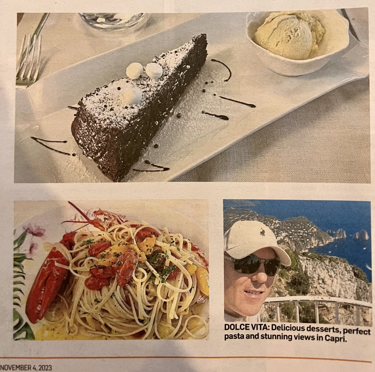 GordonsRest's tweet photo. 🇮🇹 CHEF GARRY VISITS CAPRI, ITALY 🇮🇹
Do you keep up each month with Garry in “The Courier”?
Catch up with today’s feature on his trip to Capri, Italy. #capri #lacapanninacapri #hotelcaesaraugus #thecourier #gordonsrestaurantwithrooms #gastronomy #scottishshellfish #capri https://t.co/0WXoPKA0q2