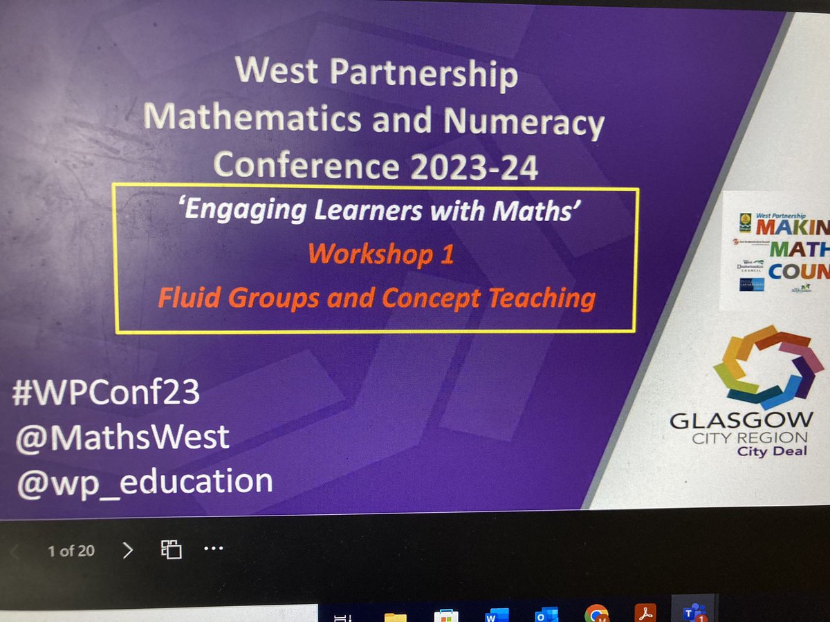 GillianFulton12's tweet photo. Saturday morning fun @MathsWest @wp_education #WPConf23 https://t.co/D3tJedsFBL