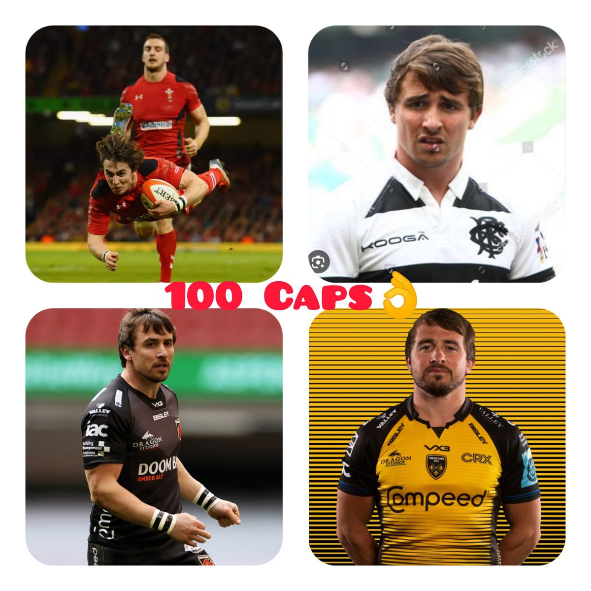 As one brother hit a milestone last week with <a href="/owz09/">owen williams</a> gaining his 150th cap, its youth coach <a href="/RhodriWillss09/">Rhodri Williams</a> turn this weekend by reaching the milestone of 100 for @dragonsrugby Congratulations from everyone at Penybanc and good luck out in Munster this weekend 
⚫🔴 🟡⚫